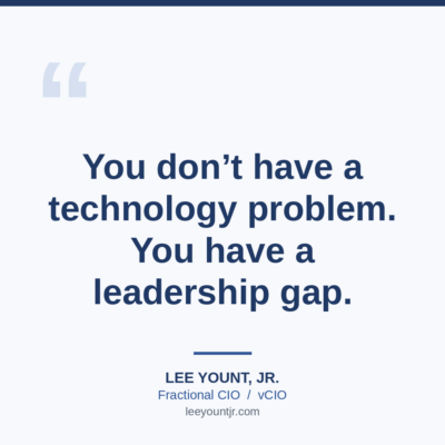Fractional CIO vCIO — Lee Yount, Jr.